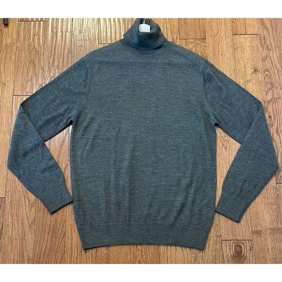 Bartolini made in Italy Merino Wool blend turtleneck sweater XL - Picture 2 of 9
